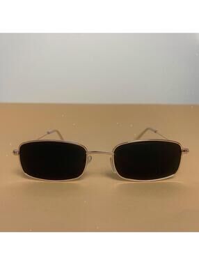 Y2K Vintage Gold Black Slim Unique Sunglasses Unisex